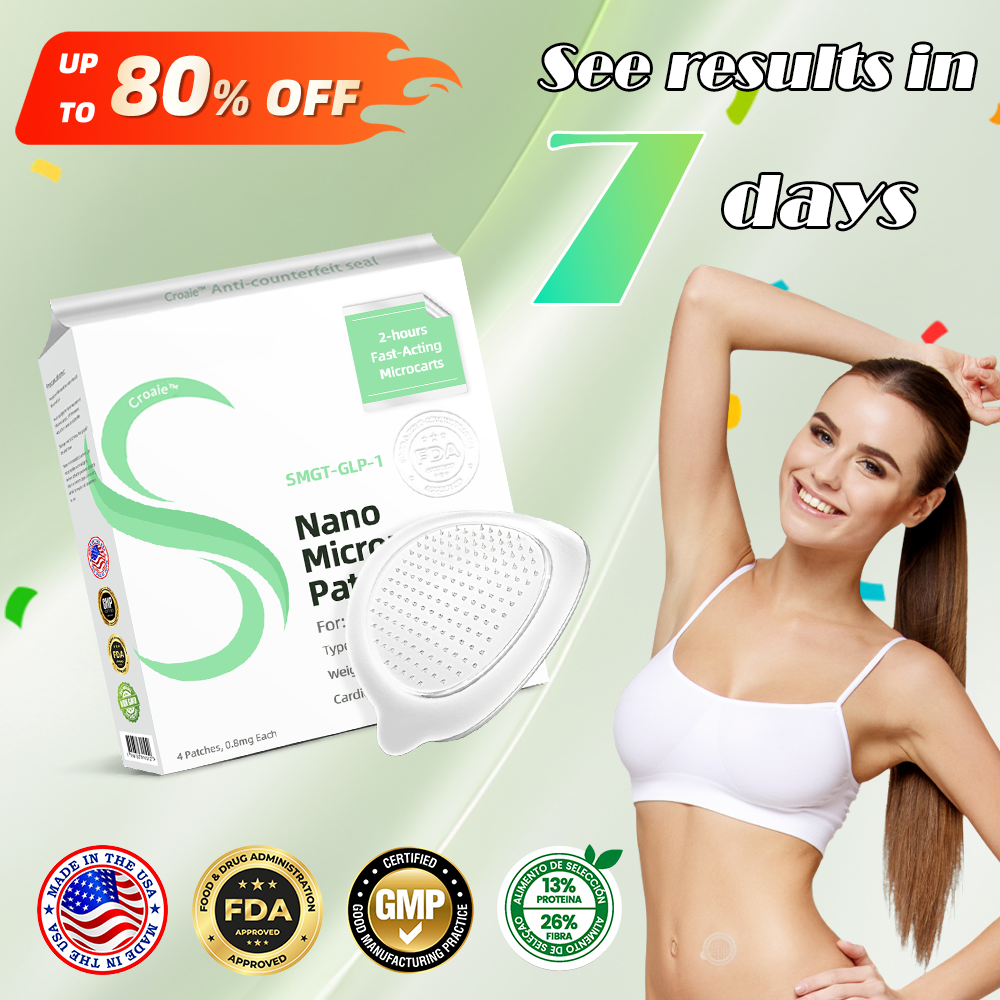 š©āāļøCroaie⢠SMGT-GLP-1 Nano Microneedle Patchļ¼Painless, long-lasting, addressing diabetes, obesity, and cardiovascular diseasesļ¼