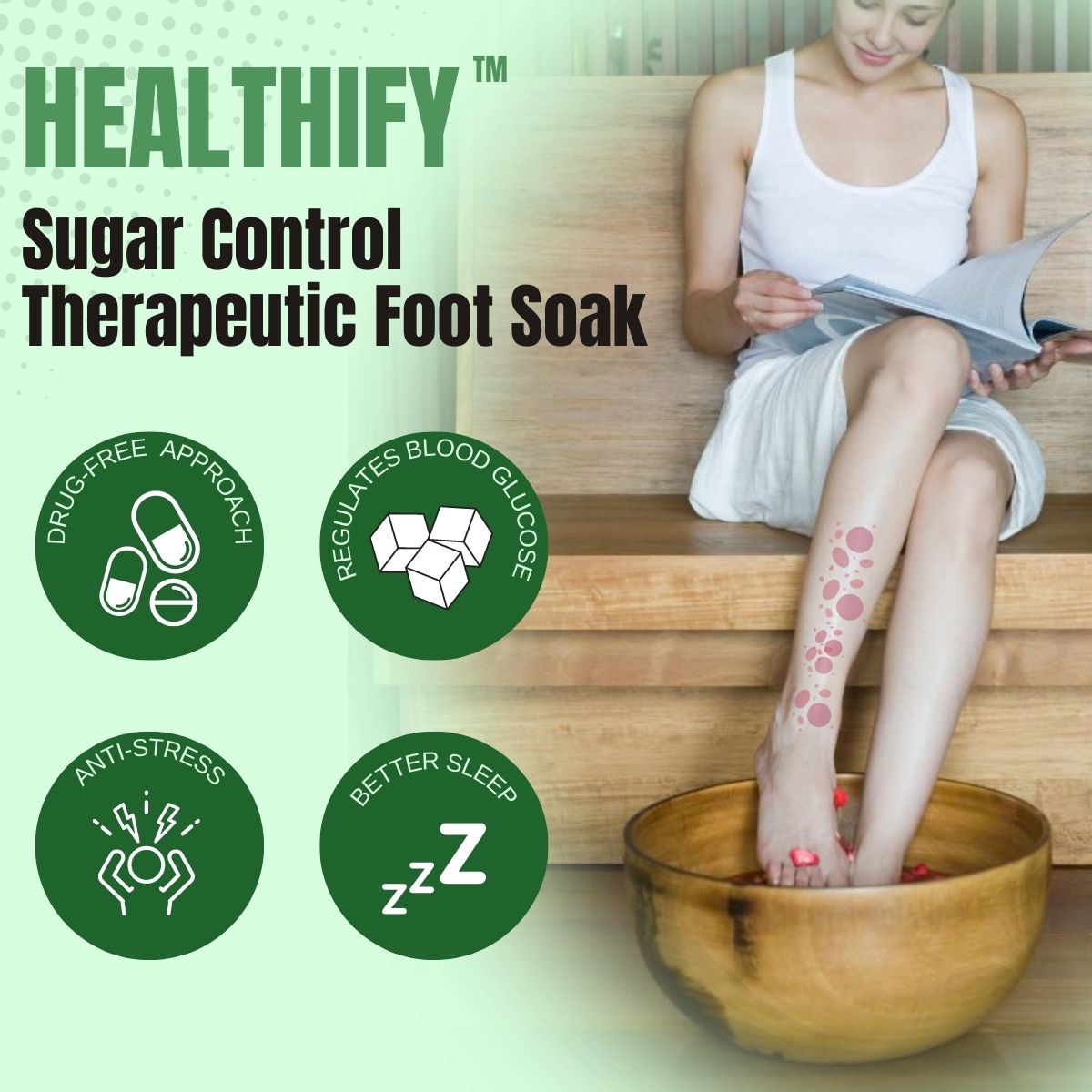 Sugar Control Therapeutic Foot Soak