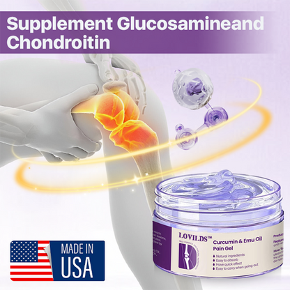 LOVILDS™ Curcumin & Emu Oil Pain Gel – 🏥Backed by US Osteopathic Experts
