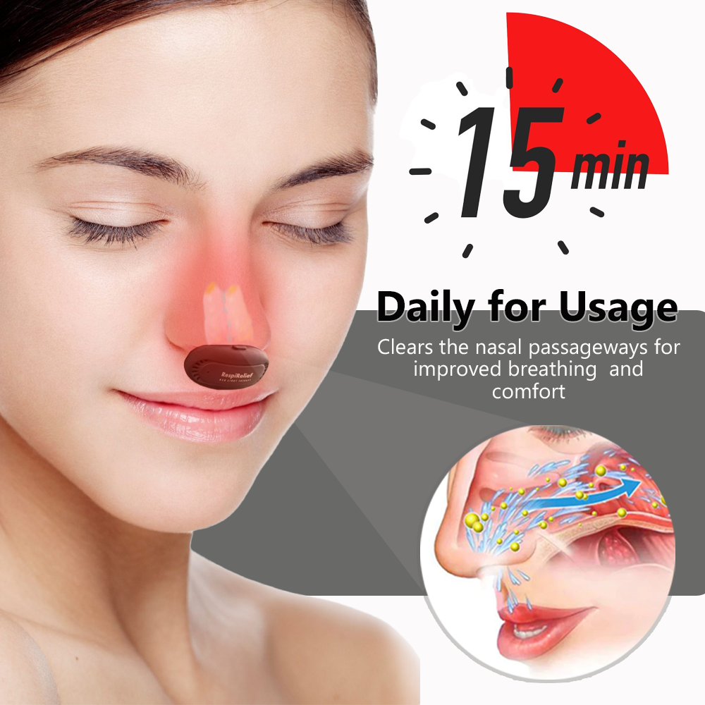 Oveallgo™ RespiRelief Red Light Nasal Therapy Instrument