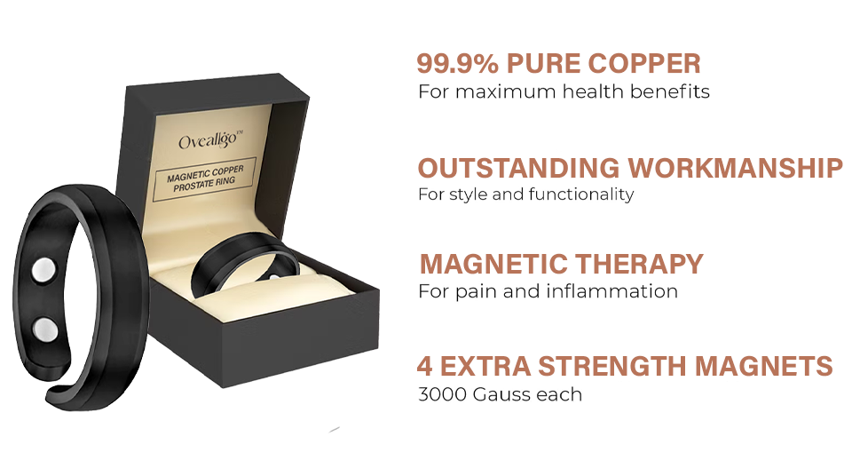 Prostate Ring Fivfivgo™ Magnetic Copper Prostate Ring – Ellorea