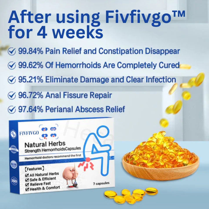 Fivfivgo™ Natural Herbal Strength Hemorrhoid Capsules