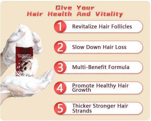 Hair Regeneration Foam Shampoo