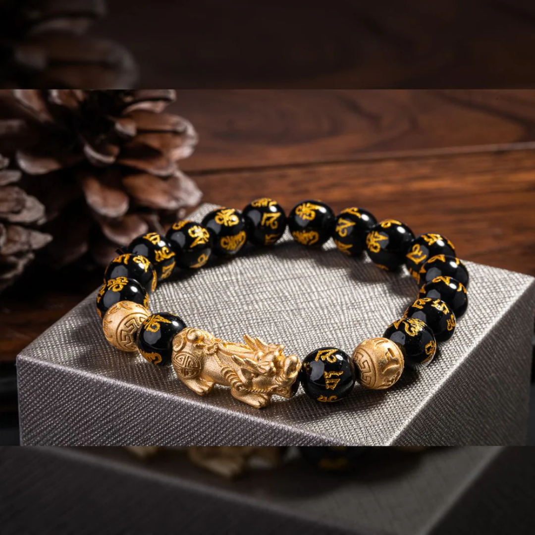 Feng Shui Pi Xiu Obsidian Bracelet