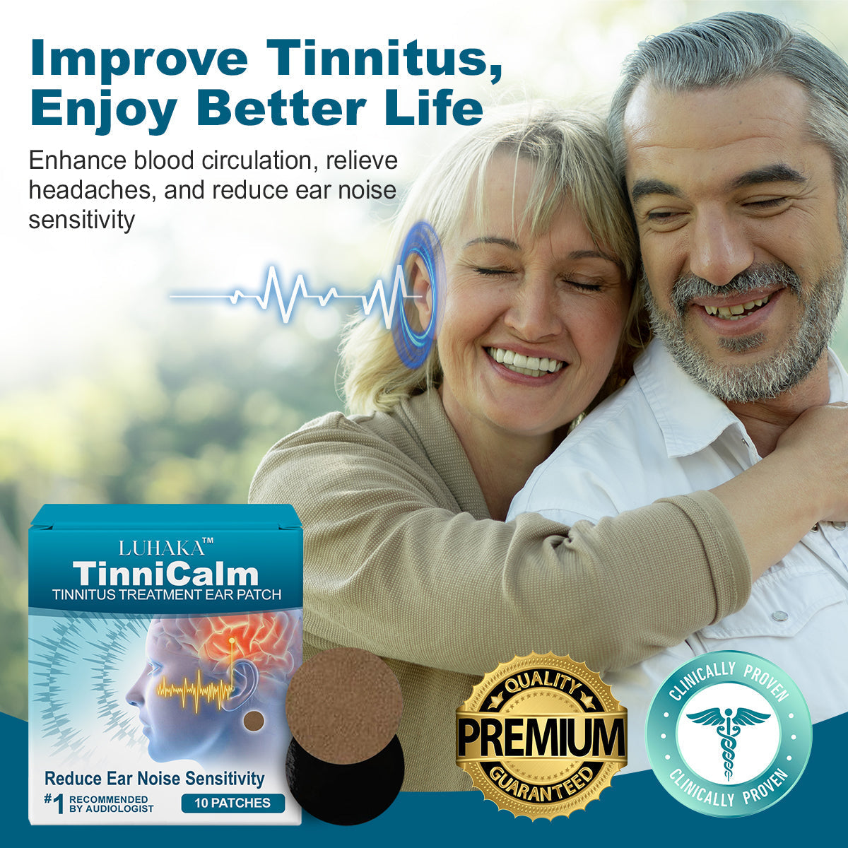 TinniCalm Tinnitus Treatment Ear Patch