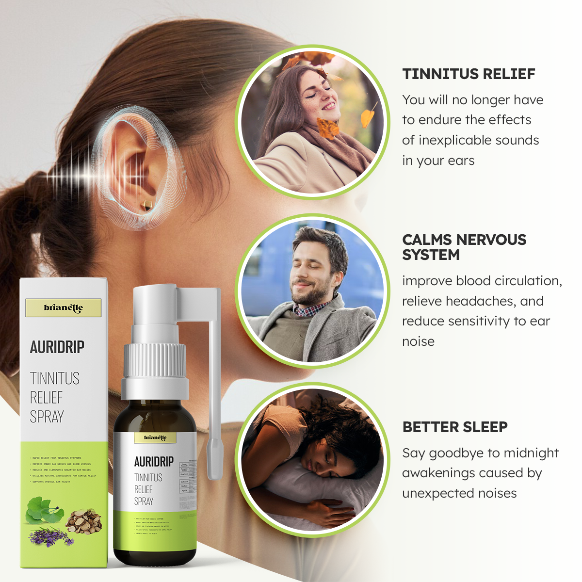 AuriDrip Tinnitus Relief Spray